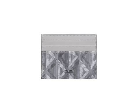 dior card holder uae|Card Holder Dior Gray Coated Cotton Canvas with CD Diamond .